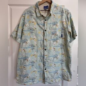 Levitate Brand Button Down Shirt
